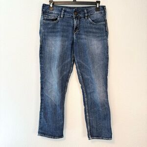 Silver Jeans Co Suki Capris Size 28